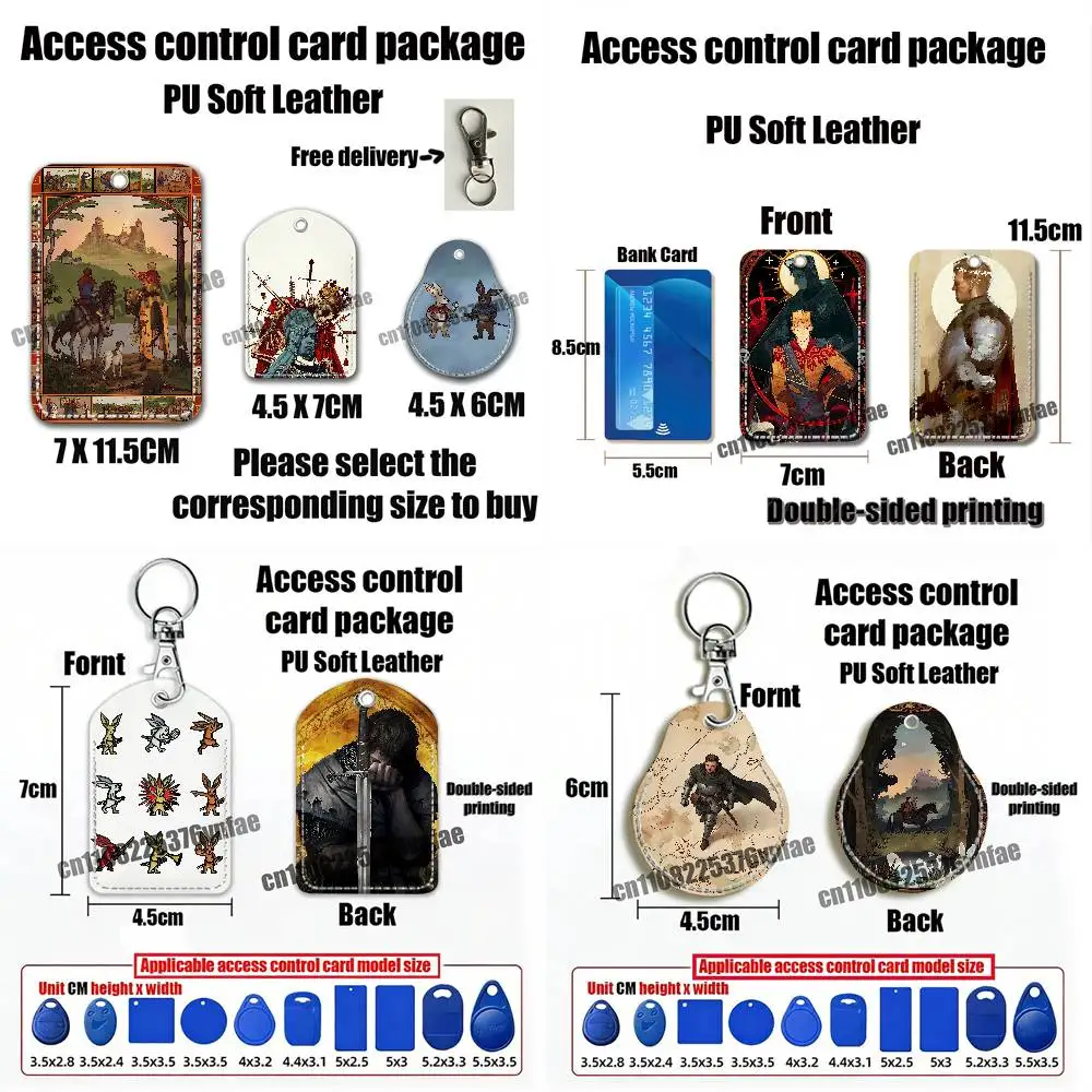 For K-Kingdom Come Deliverance Hans Henry KCD 2 ID Clips Credit Bank Access Electric Car Elevator Water Card Holder Cover