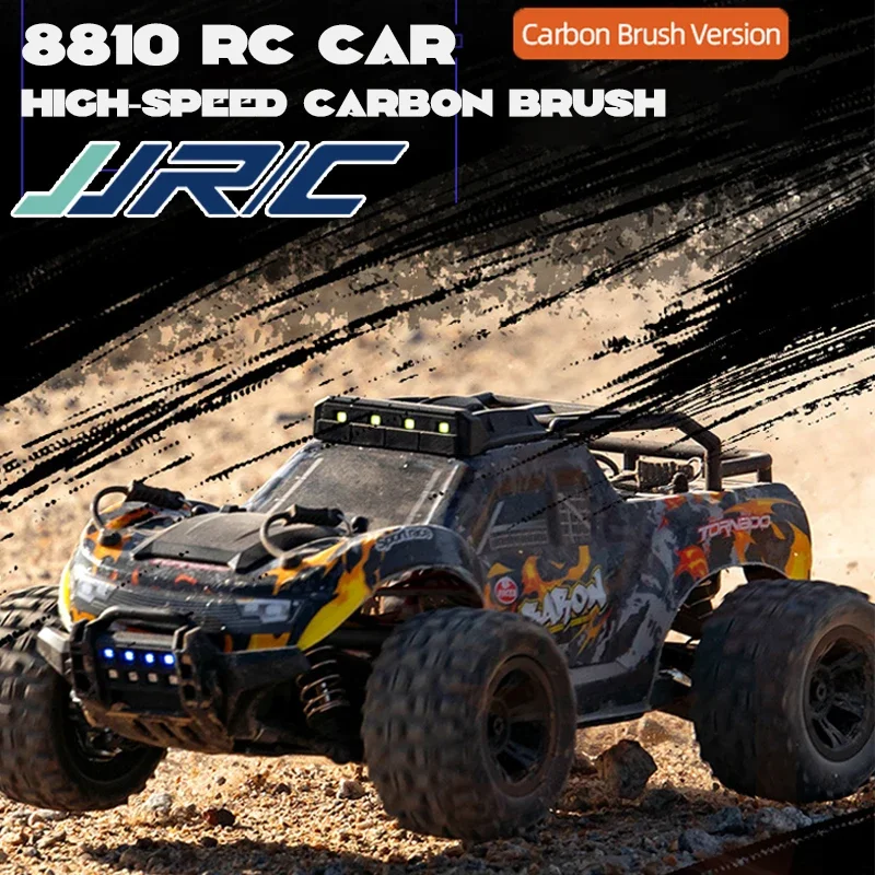 Jjrc 8810 Rc Car 4Wd High-Speed Remote Control Crawler All Terrain Off-Road Carbon Brush Led Electric Vehicle Toy for Boy Gift