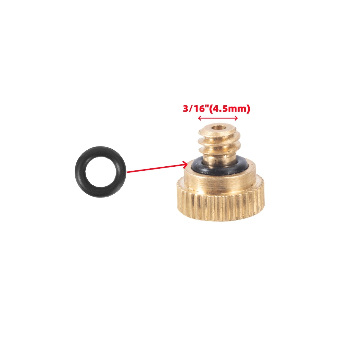 100/200/500Pcs Rubber O-ring Special for 3/16