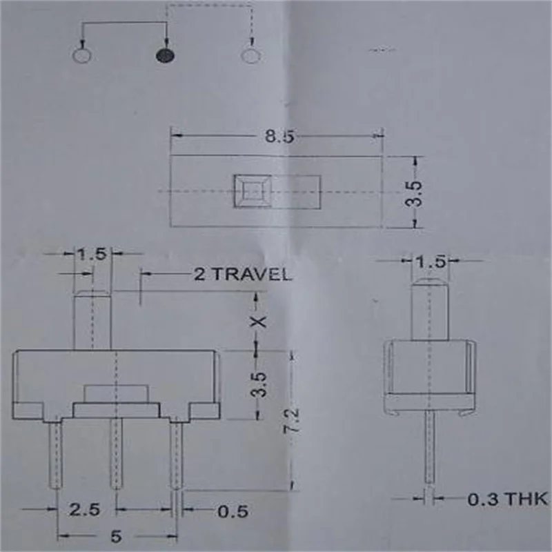 ไม่มีที่สิ้นสุดและ Cornerless Micro Saklar Toggle 4 Pcs แต่ละ