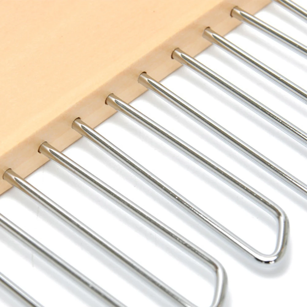 منظم ربطات عنق خشبي مع 20 سعة تخزين، منظم ربطة العنق لتوفير المساحة، رف ربط غير قابل للانزلاق لتنظيم وشاح الحزام #5