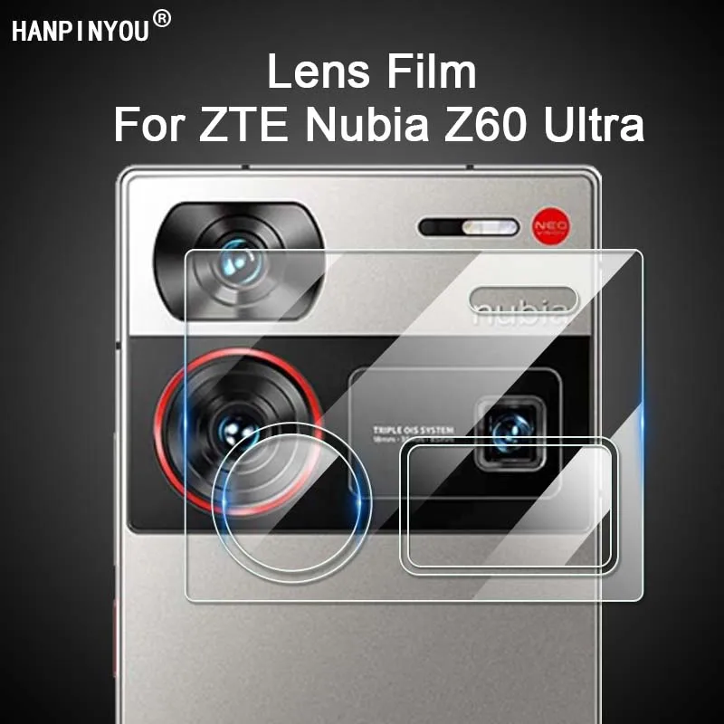 For ZTE Nubia Z60 Ultra HD Clear Ultra Slim Back Rear Camera Cover Lens Protector Soft Fiber Guard Film -Not Tempered Glass