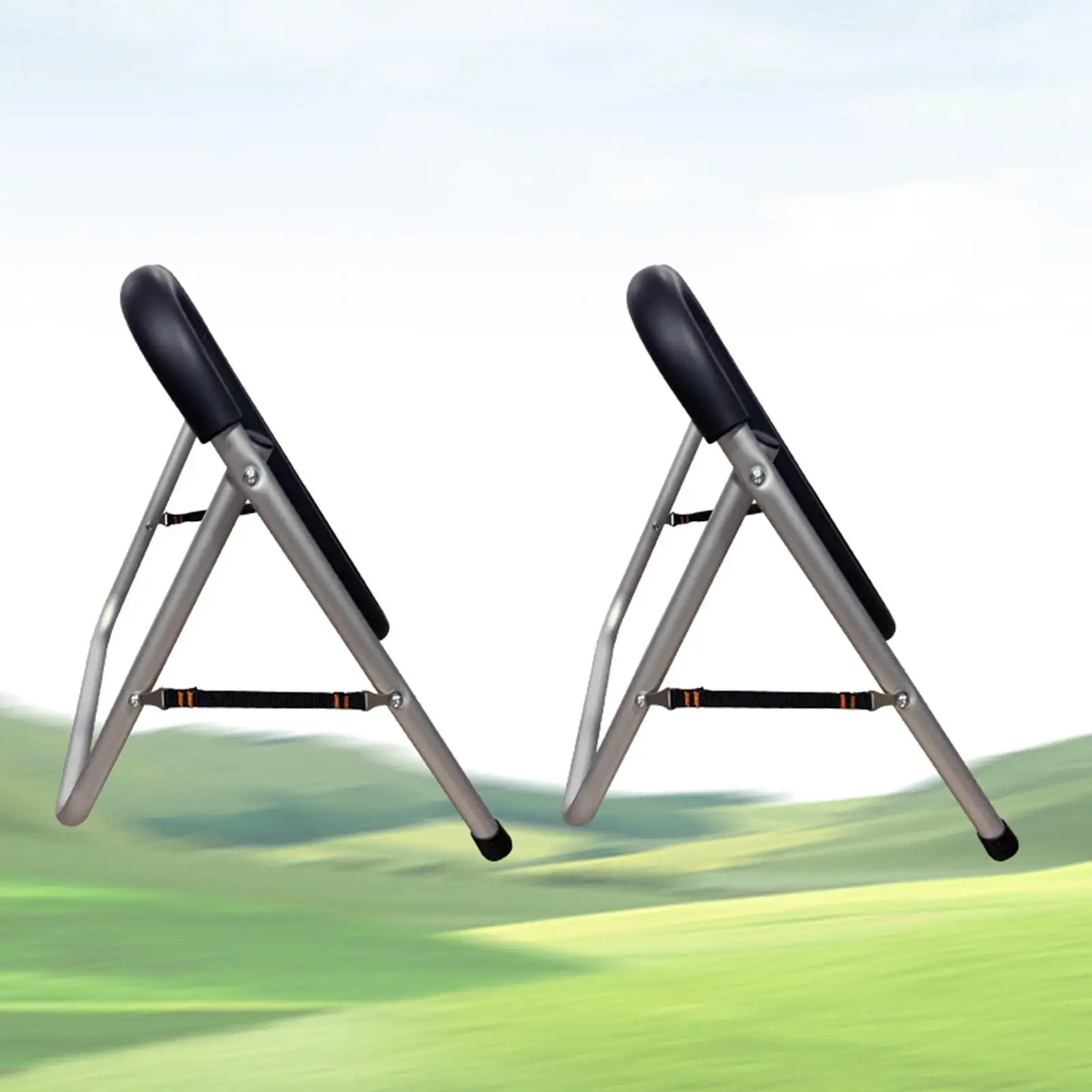 2x حامل كاياك لركوب الأمواج، حامل تخزين، ملحقات قابلة للتعديل وقابلة للطي، حامل الزورق لشرفات المرآب #4