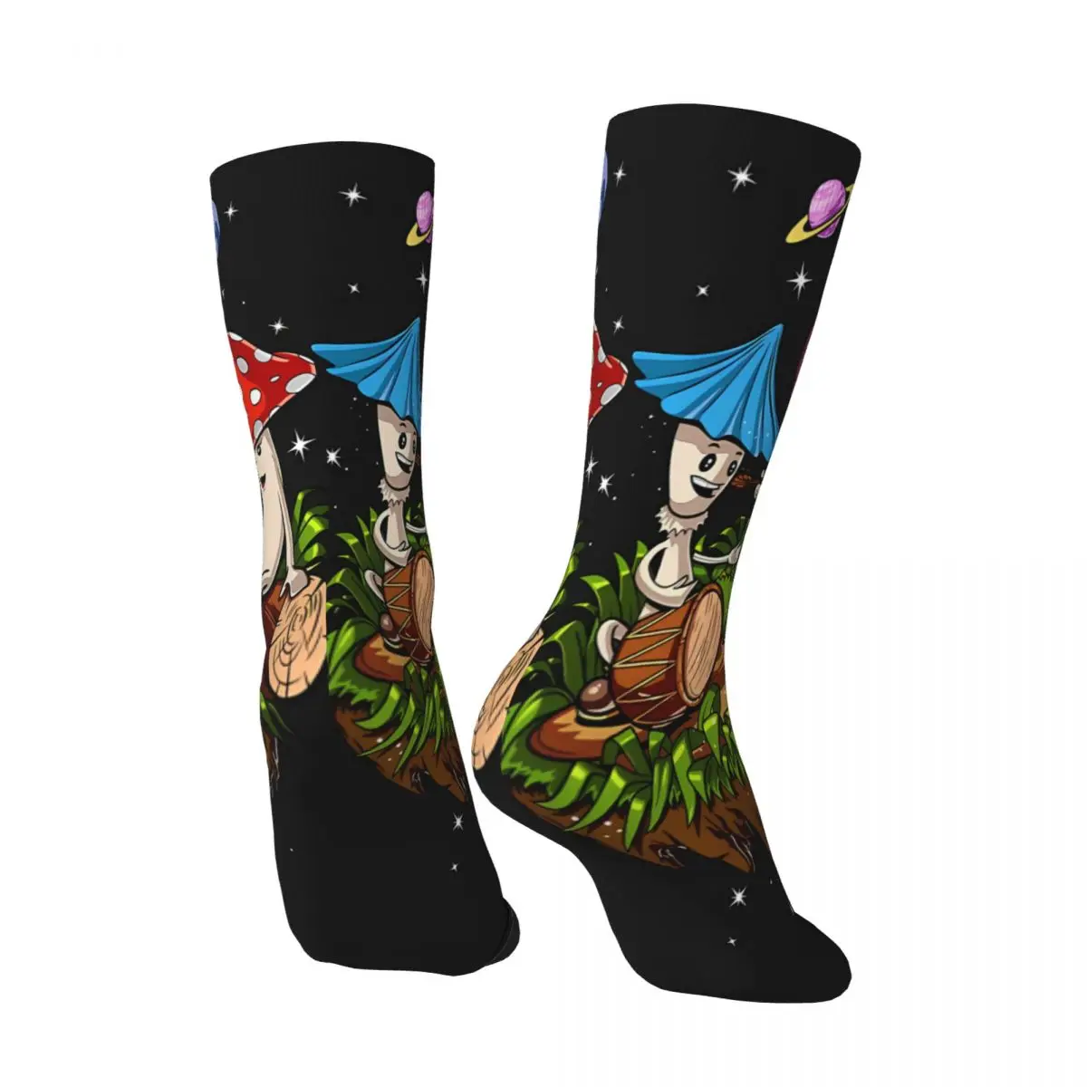 Miracle Mushroom Sock Printed Man Polyester