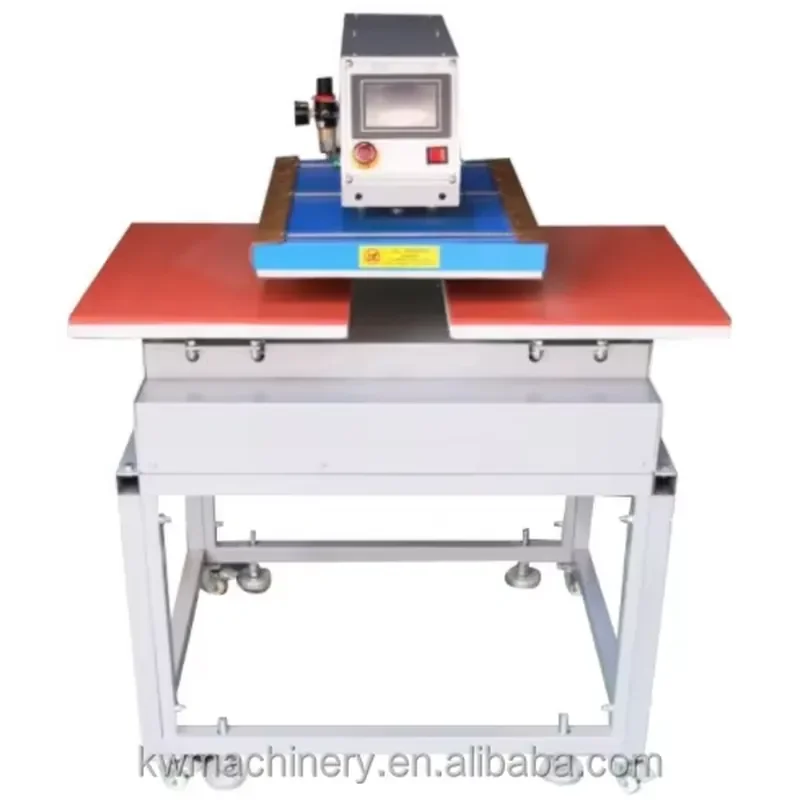 

Auto Grade Double Station Hydraulic Heat Press Machine Flatbed Printer for Automatic T-Shirt Printing