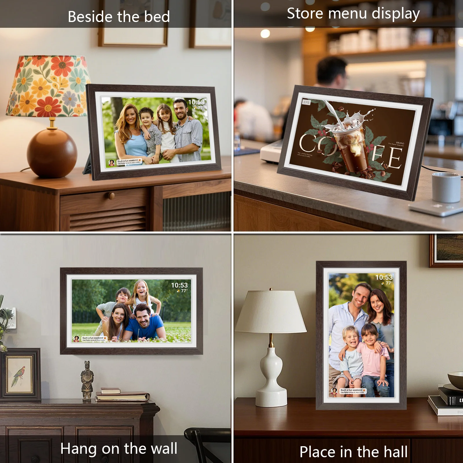 21,5-inch WiFi digitale fotoli - Digital Photo Frame Wifi recensie en prijs
