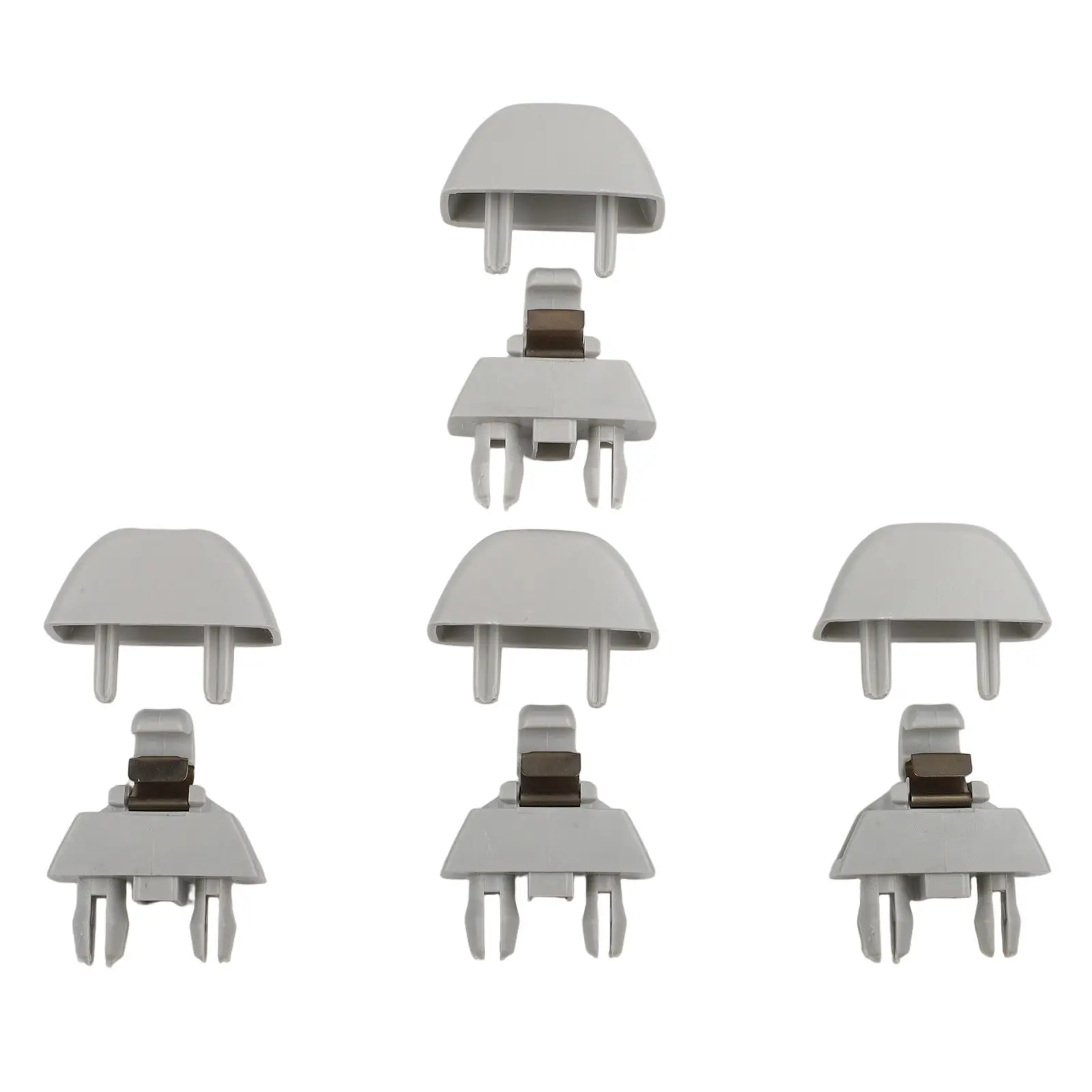 

Комплект из 4 фиксаторов для автомобильных солнцезащитных козырьков, крепление для внутреннего солнцезащитного козырька, клипса-фиксатор 6R0857561 для Passat, Polo, Skoda