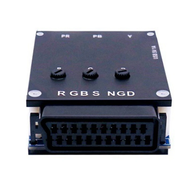 RGBS SCART เป็น YPBPR Component Transcoder Converter คอนโซลเกม Retro, RGBS เป็น YPBPR ส่วนประกอบความแตกต่างของสี