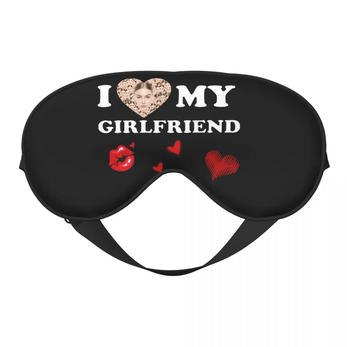 

Custom Face Photo Sleep Eye Masks Valentine's Day Gift For Wife Two Side Nap Health Eye Covers Men Women Creative Eye Patches