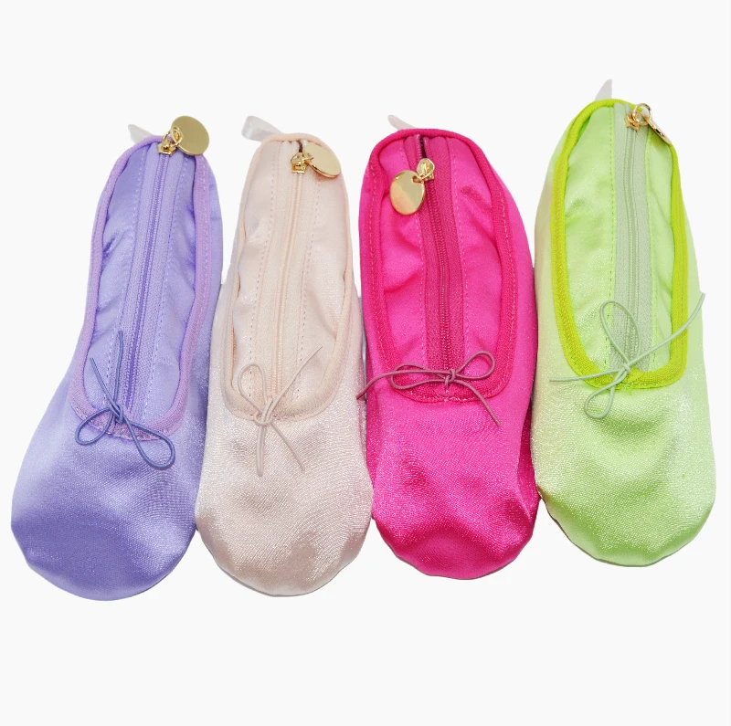 Shoe Ballet Satin Handbag Student Pencil Multifunctional Organizer Cosmetic Direct Shipping