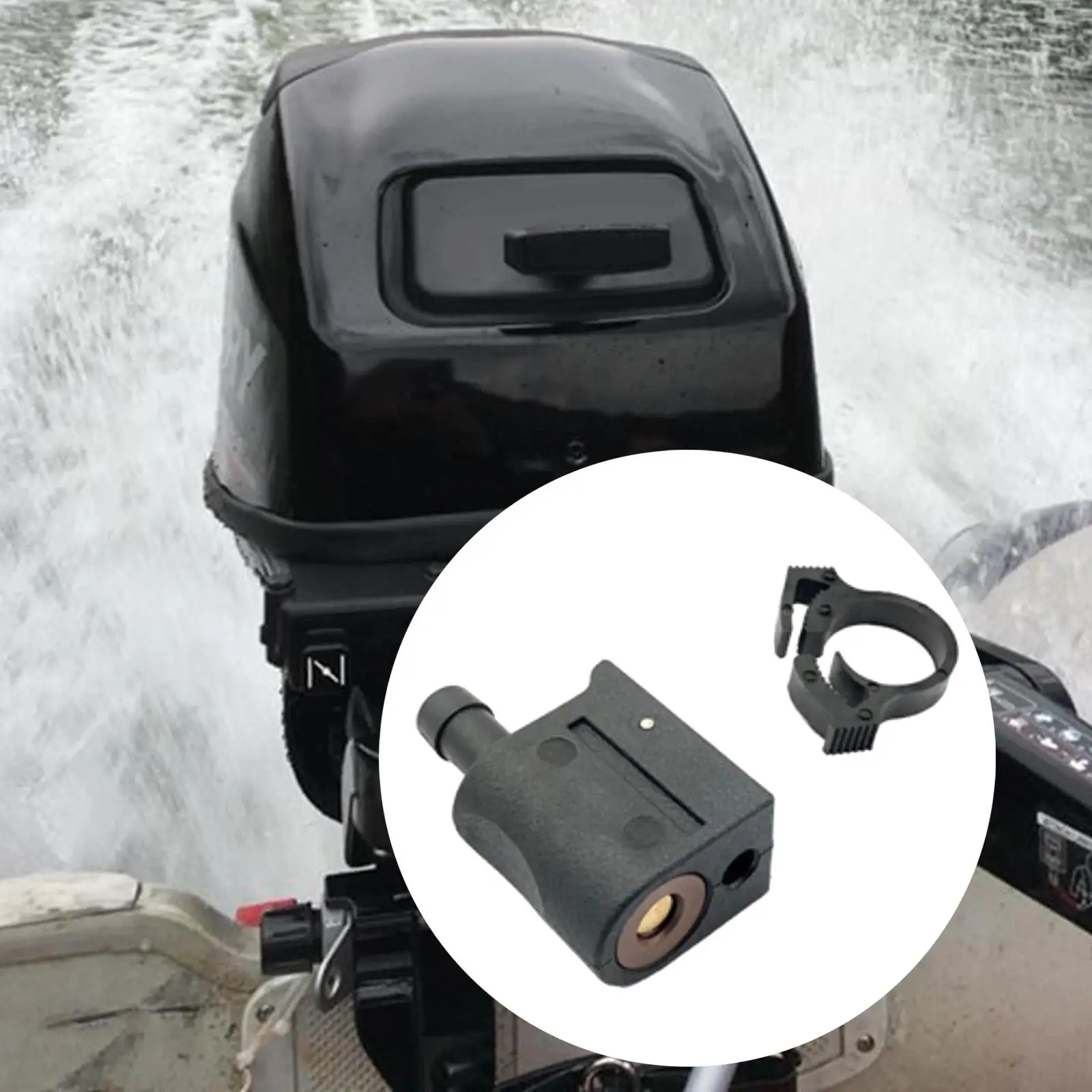 Outboard Fuel Connector 8mm Hardline Quick Fitting Adapter Tube for Engine Hose Replacement Parts