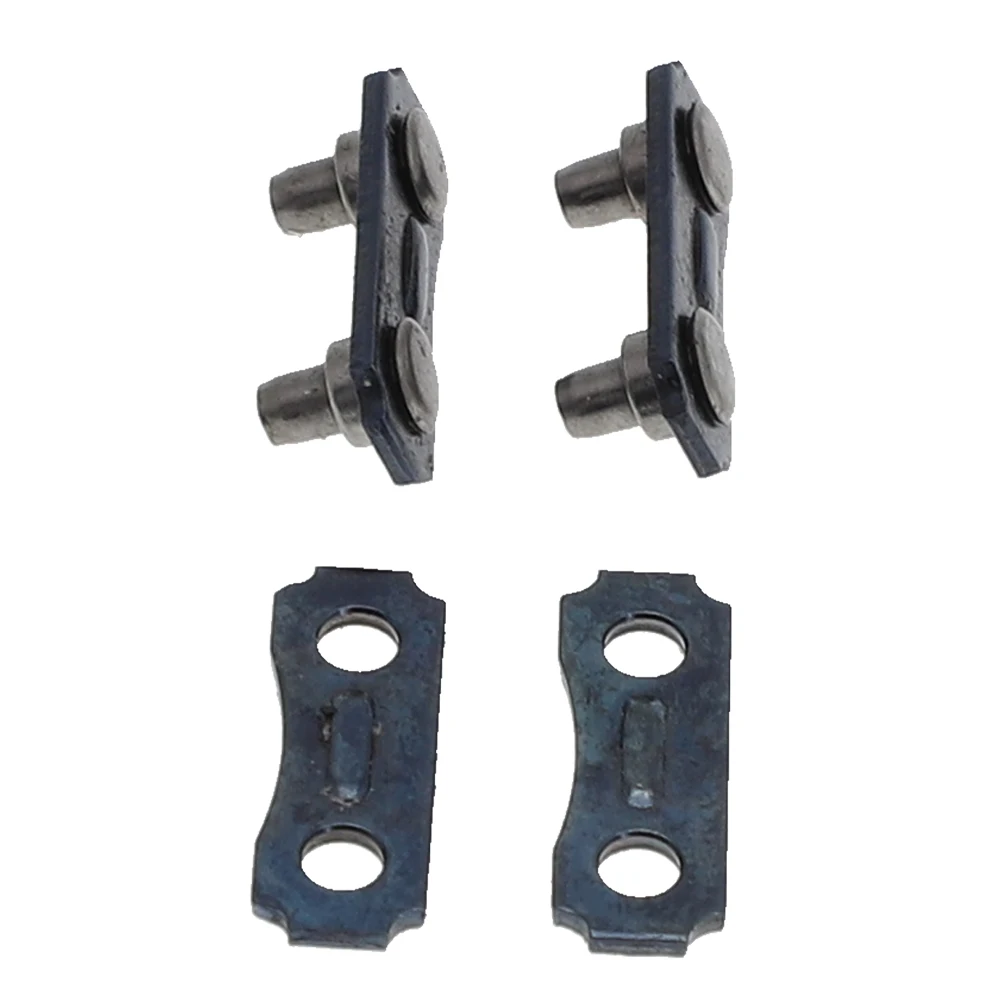Preset+Tie Straps Chain Links High Quality Practical Accessories 16.5*6.1*1.0mm Brand New 12 Sets Size 3/8LP Pitch