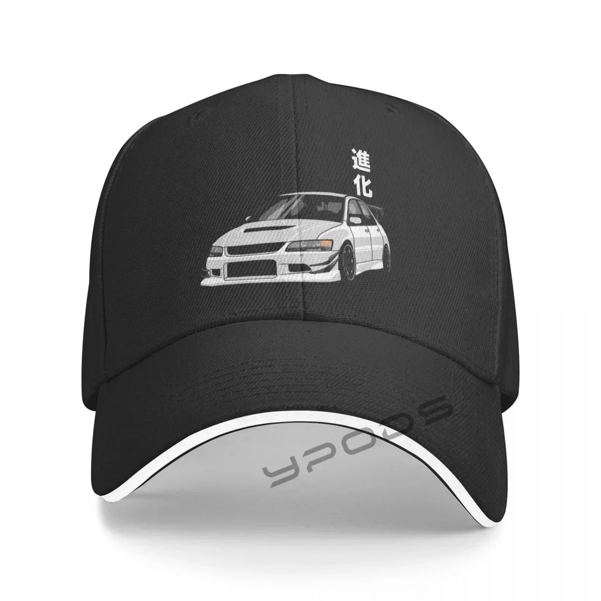 Unisex Cotton Cap For Women Men Evo Car Evolution Lancer 4G63 IX VIII 8 9 Fashion Baseball Cap Adjustable Outdoor Streetwear Hat