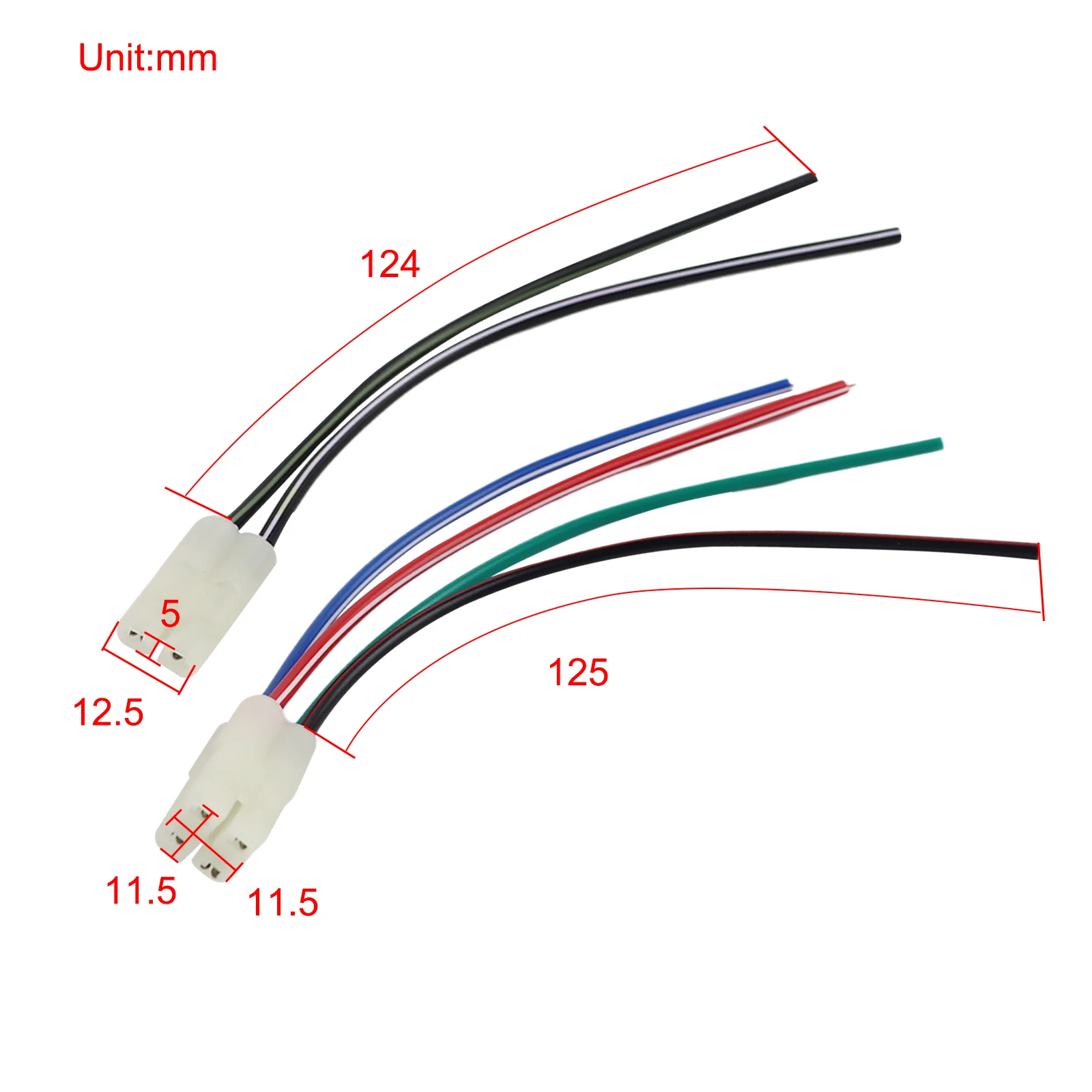 Motorcycle Ignition Coil CDI Electric Cable Wire Harness Plug Head for GY6 4 Stroke 50cc 125cc 150cc ZJ125 Pit Dirt Bike ATV