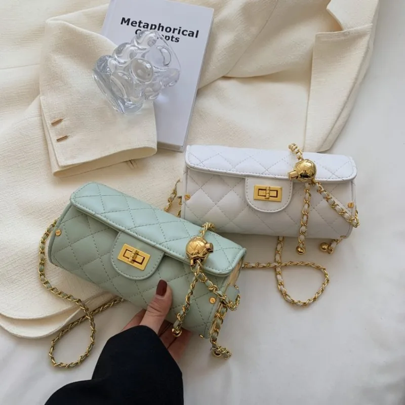 Bolso femenino, bolso de hombro minimalista elegante para mujer, bandolera portátil para uso diario y Errands