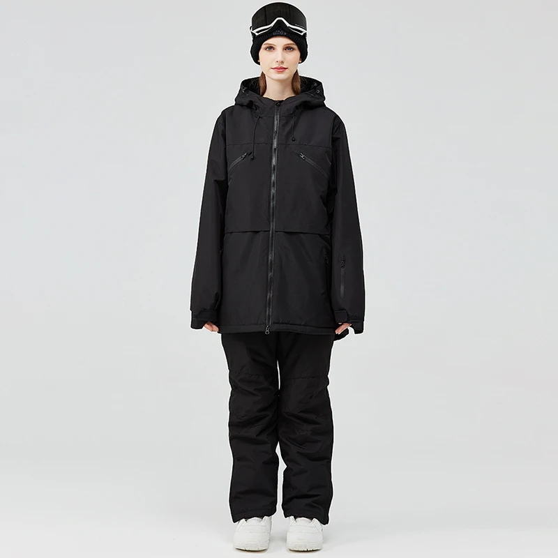 

Winter Waterproof Warm Women Snow Suits Outdoor Sport Man Skiing Sets Mountain Jacket Pants Female Snowboard Costume Clothes