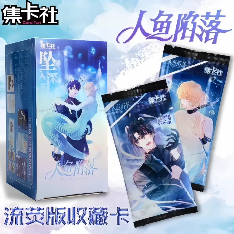 

Коллекционная карточка Card.Fun Genuine Mermaid Fallen Firefly Edition Lanbo Bai Chu Nian, аниме-периферия, оригинальная упаковка