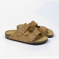Double breasted sandals, outdoor flip flops, men's and women's soft shoes for outdoor wear - Image 3
