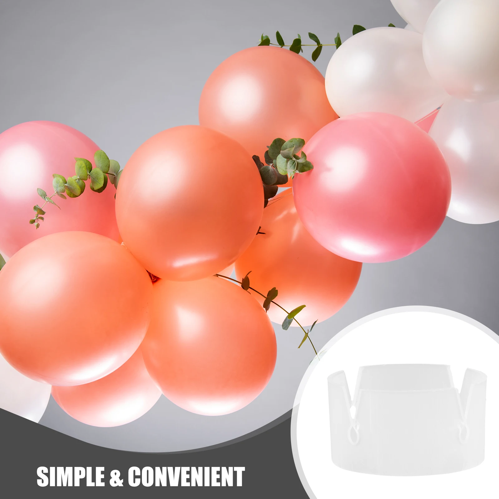 

120pcs Ring Buckles Premium Arch Connectors Easy Use Balloon Clip Accessories Party Decoration Inflatable Balloon Clip Ring