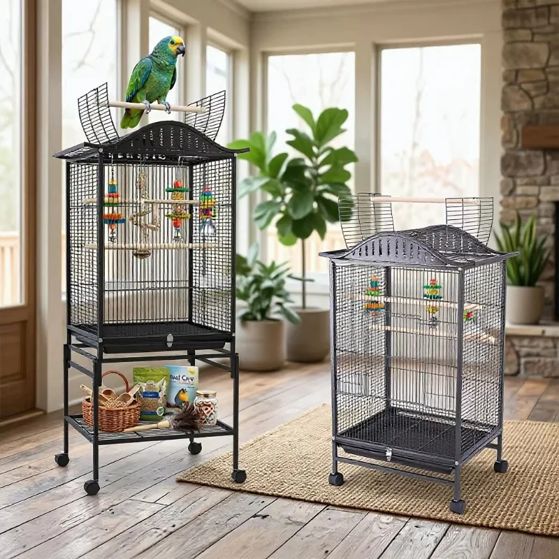 

Pet cage villa, raised movable storage luxury villa