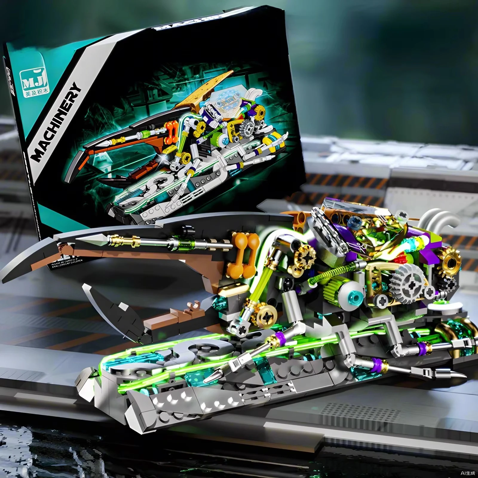 

862pcs Building blocks Insect model children's cyborg science, building blocks, teaching toys, birthday gifts