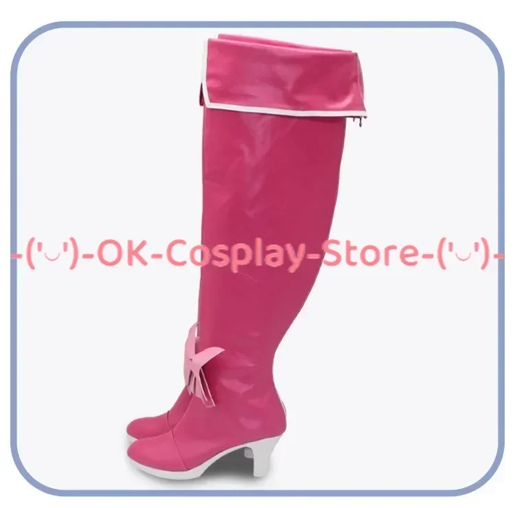 [Customized] Gushing Over Magical Girls Hanabishi Haruka Cosplay Shoes Anime Roleplay Props Halloween Carnival PU Leather Boots