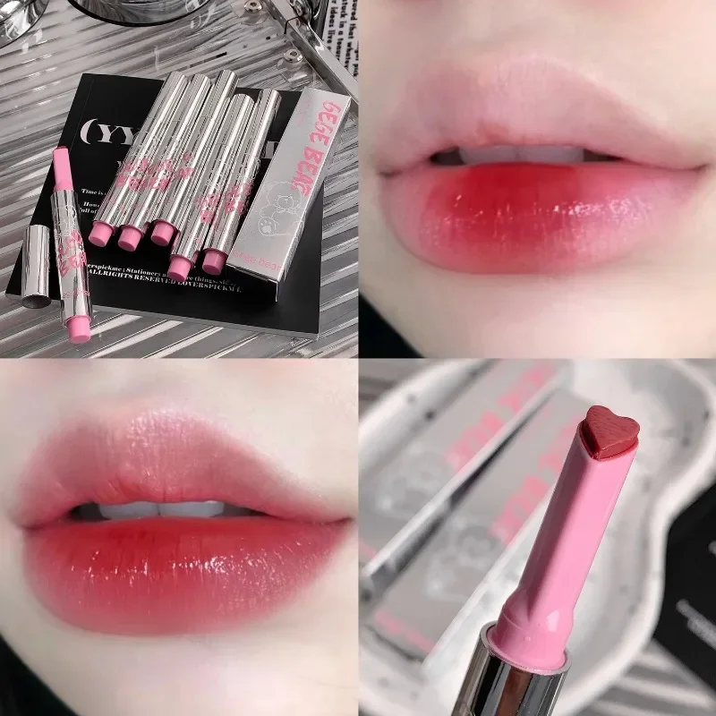 4Color Translucent Crystal Jelly Lipstick Pen Moisturizing Water Light Mirror Solid Lip Jelly Whitening Lipstick Korean Cosmetic