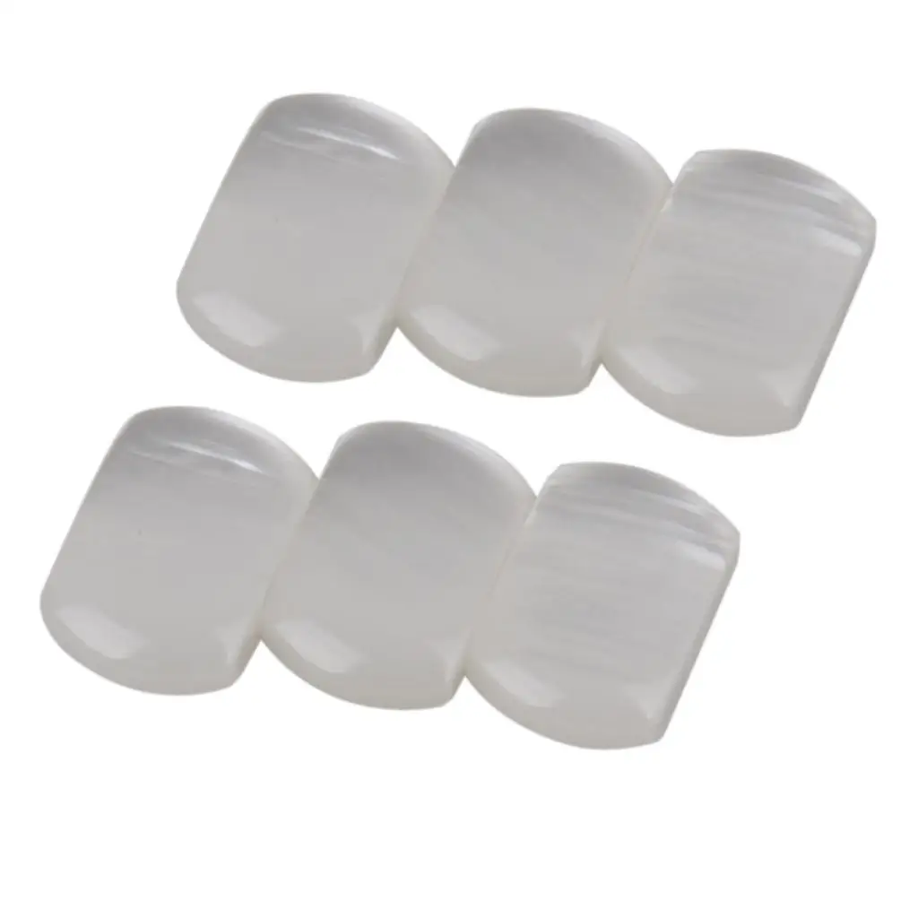 Acrylic Buttons fit for Guitar Tuner Machine Heads 6pcs Clear