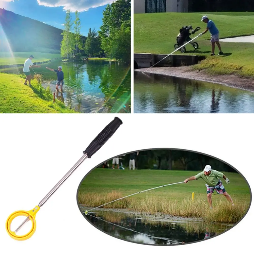 

New Telescopic Golf Ball Pick Up Tools Retracted Automatic Golf Ball Retriever Picker Scoop Golf Ball Catcher Outdoor