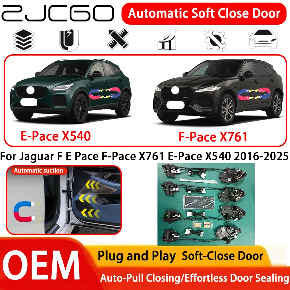 

for Jaguar F E Pace F-Pace X761 E-Pace X540 2016-2025 Car OEM Plug and Play Automatic Electric Soft Close Door System