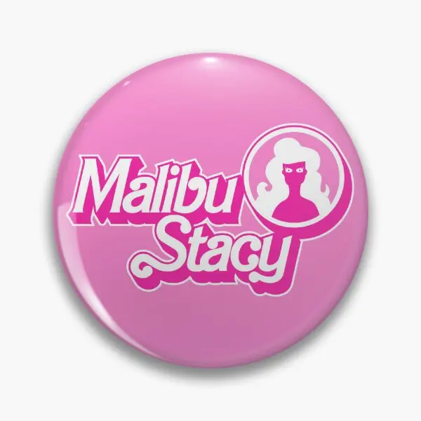 Malibu Stacy  Soft Button Pin Cartoon Funny Collar Lapel Pin Gift Decor Women Cute Badge Brooch Jewelry Creative Clothes Metal