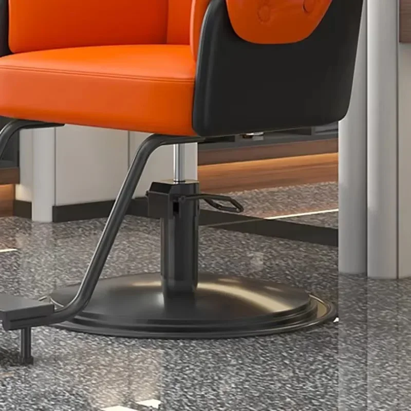 كراسي حلاقة عصرية حديثة معدات دوارة كرسي صالون فاخر إسكندنافي تجميل احترافي أثاث تجاري سيلا باربيرو #5