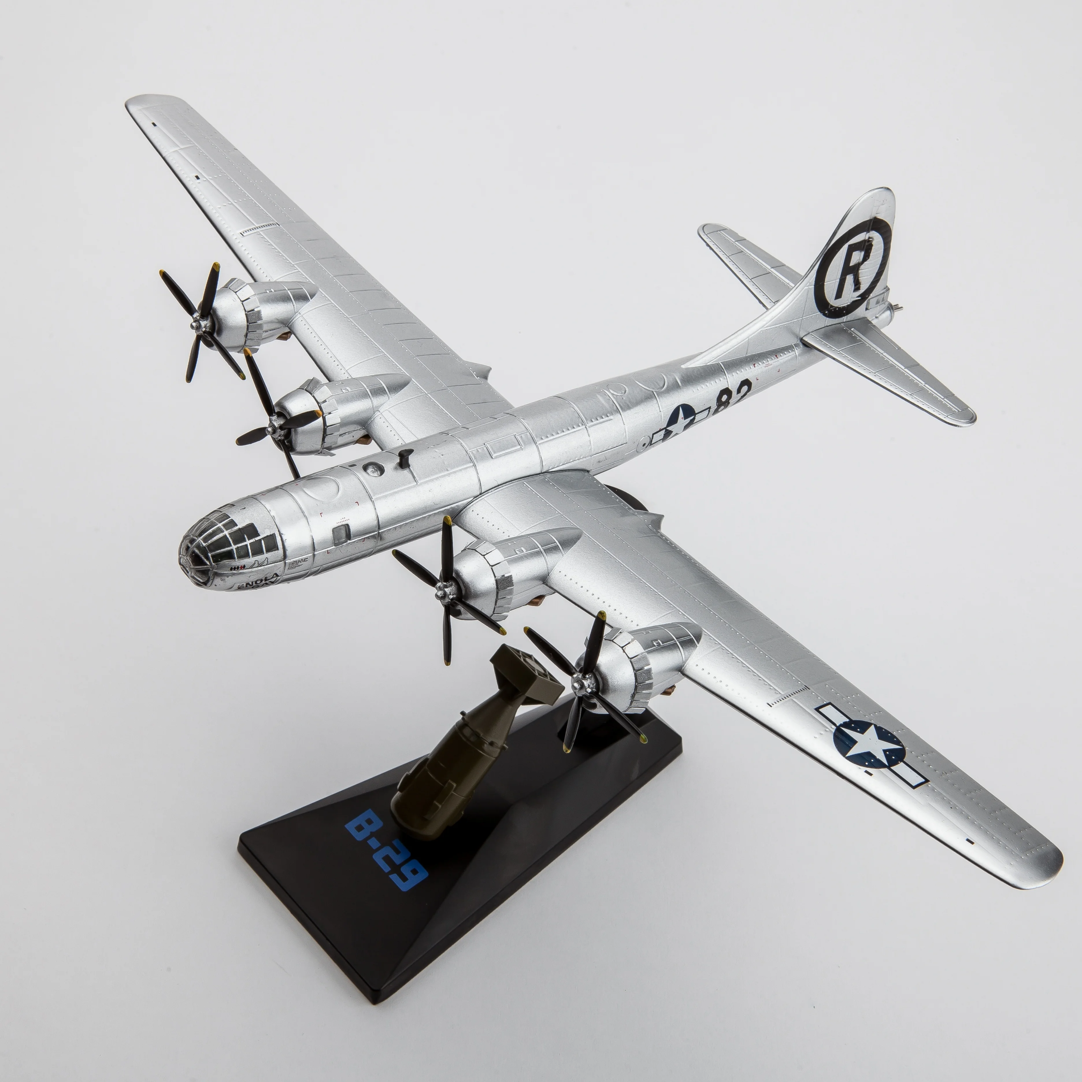 The B-29 Superfortress 1/144 Scale Model Airplane (Including Base) Scale Model Home Placement, Collection and Decoration