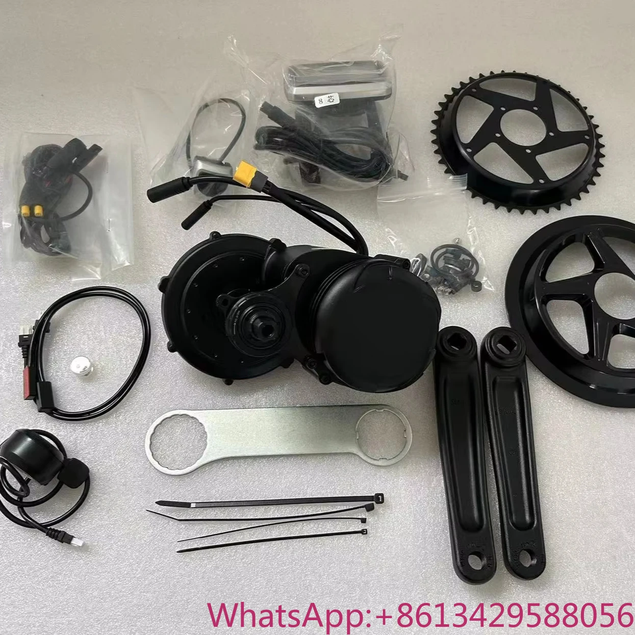 

Tongsheng TSDZ8 New Torque Sensor Mid Motor Kit 48v 500w 750w E Bike Conversion Mid Drive Kit With Brake Sensor