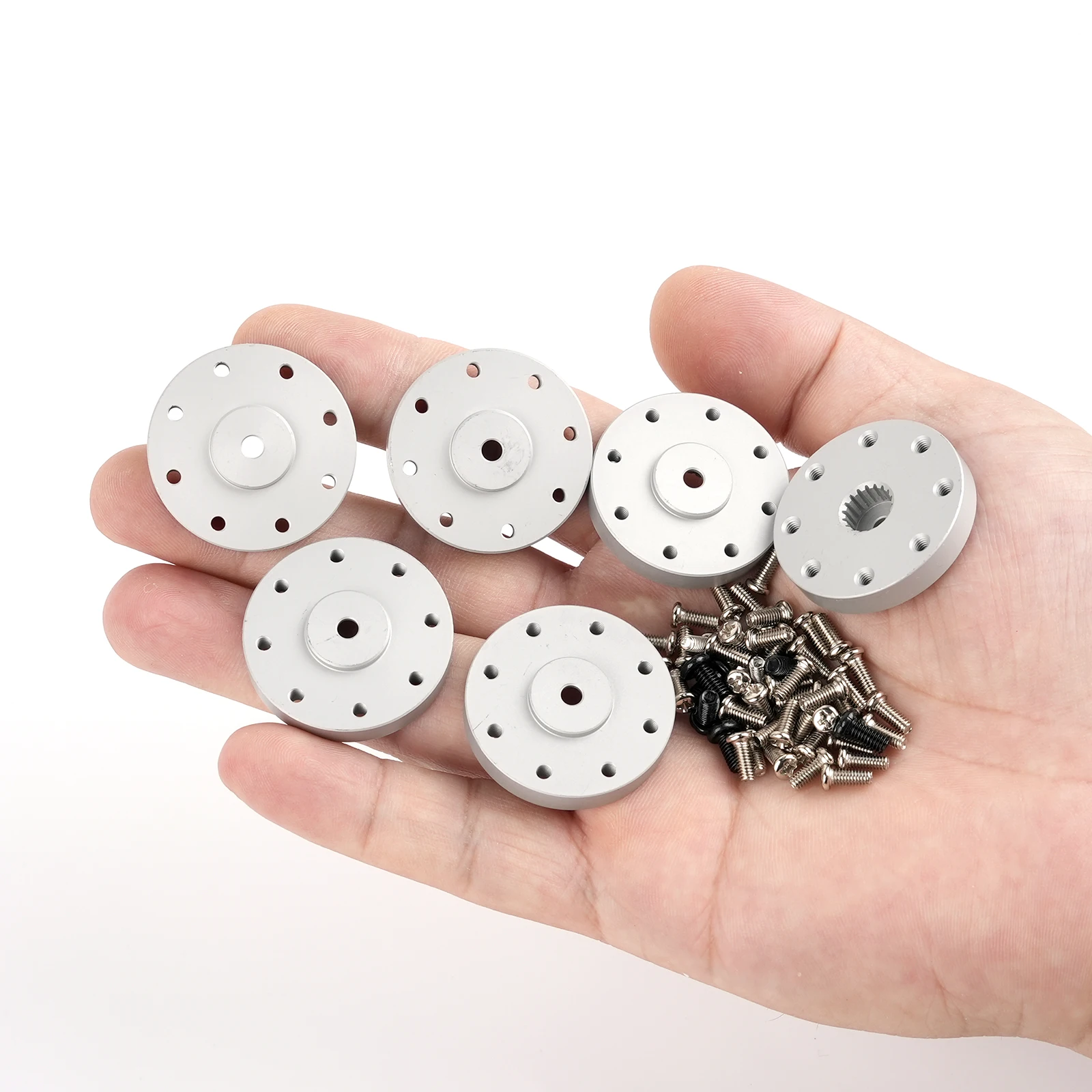 2PCS/5PCS/10PCS 18T Metal Round Standard Servo Parts Bracket With M2.5*6 Nuts For DS5160 60KG Servo Parts