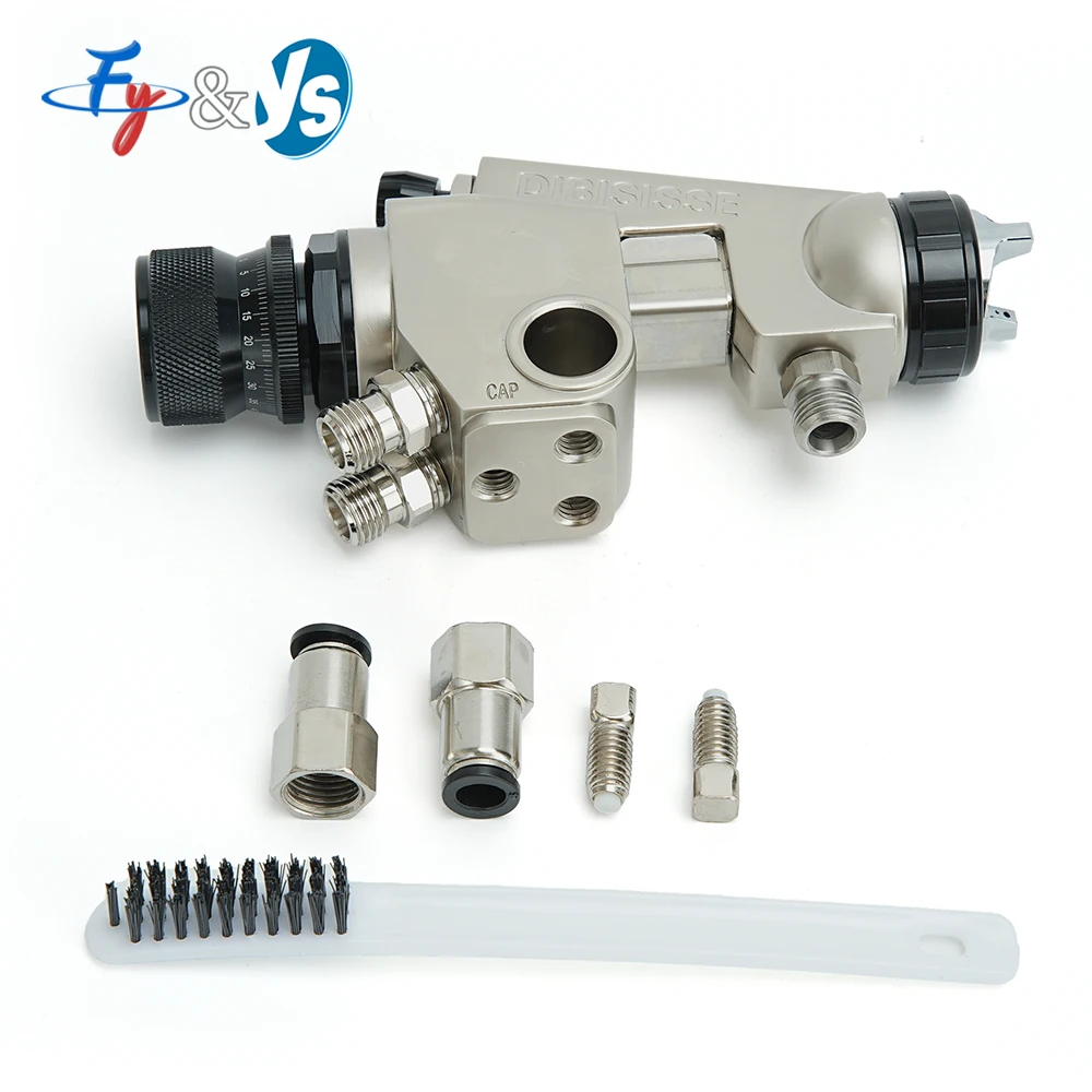 DS-600 Automatic Spray Gun Adjustable 0.8/1.1/1.4/1.5/1.8mm Water Powered 12L Capacity Auto Washer Paint Coating