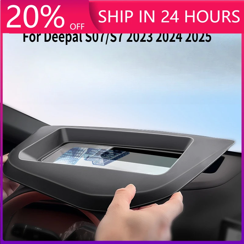 NEW1 pour Deepal S07/S7 2023 2024 2025 cadre d'affichage HUD tête haute couvercle de protection réfléchissant anti-poussière décor intérieur Accesso