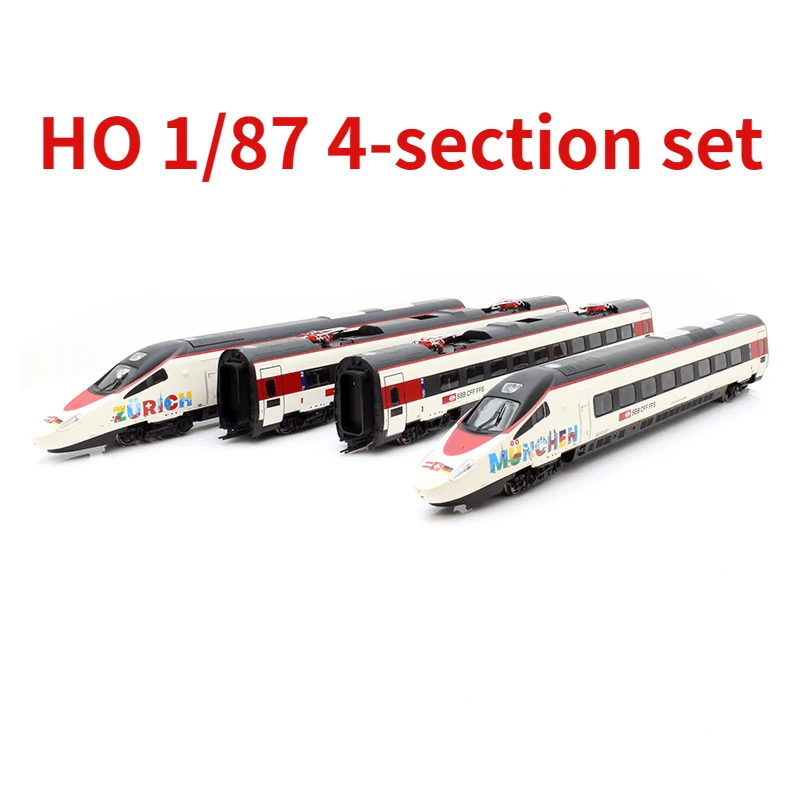 Modèle de train LIMA HL1680 Astoro RABe 1/87, modèle de rail à grande vitesse, ensemble de base à 4 sections, modèle de train SBB, cadeau jouet, 00-503