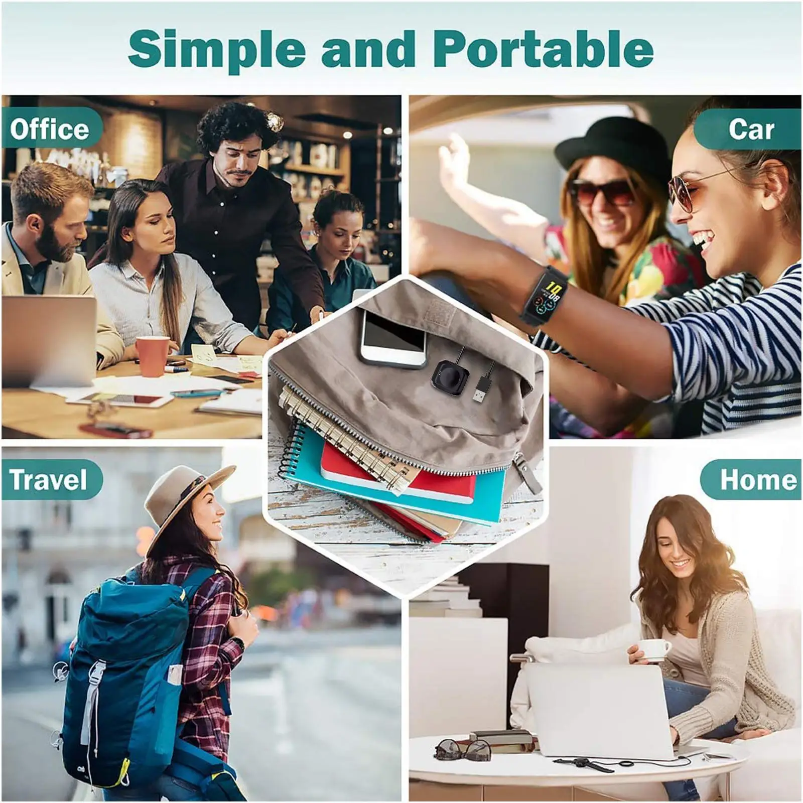 Smartwatch Charging Cable USB Charging Adapter Pure Copper Wire Core Smart Watch Magnetic Charger For Huawei 22 Smartwatch D2S1