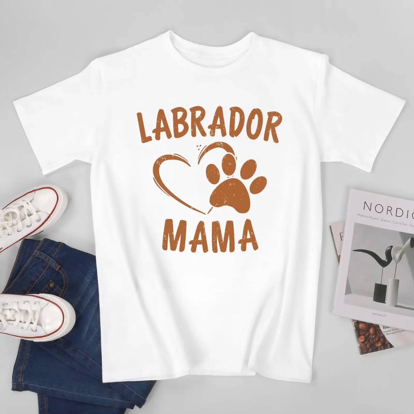 Men Labrador Retriever Mama Gift Black Golden Lab Mom Apparel Dog Owner Tshirt Tees T Shirts Women Boys Cotton T-Shirt Unisex