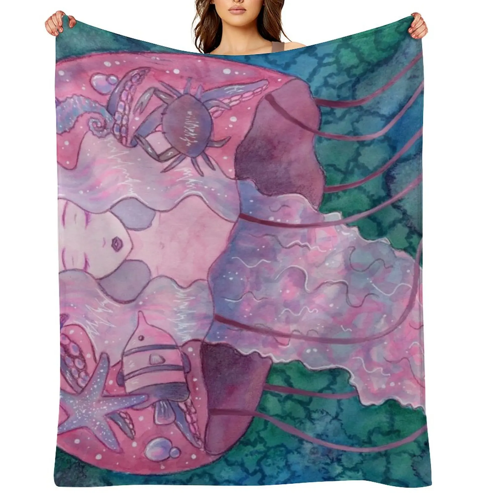 

Jelly Dreams Throw Blanket Camping Bed funny gift Decorative Sofas Blankets