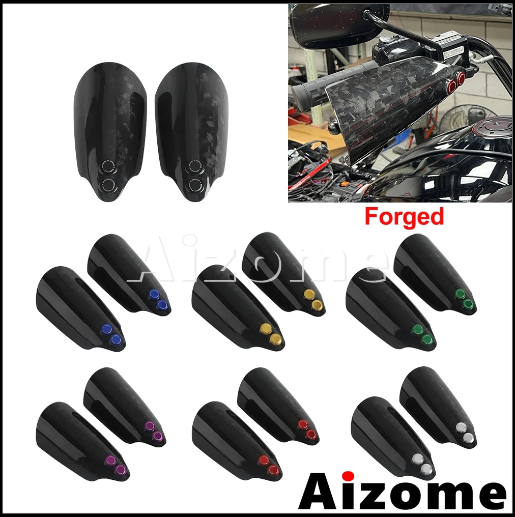 Motorcycle Hand Shield Guard Carbon Fiber Handle Handguard Protection For Harley Sportster Forty-Eight XL1200 X XS Low XL 1200L