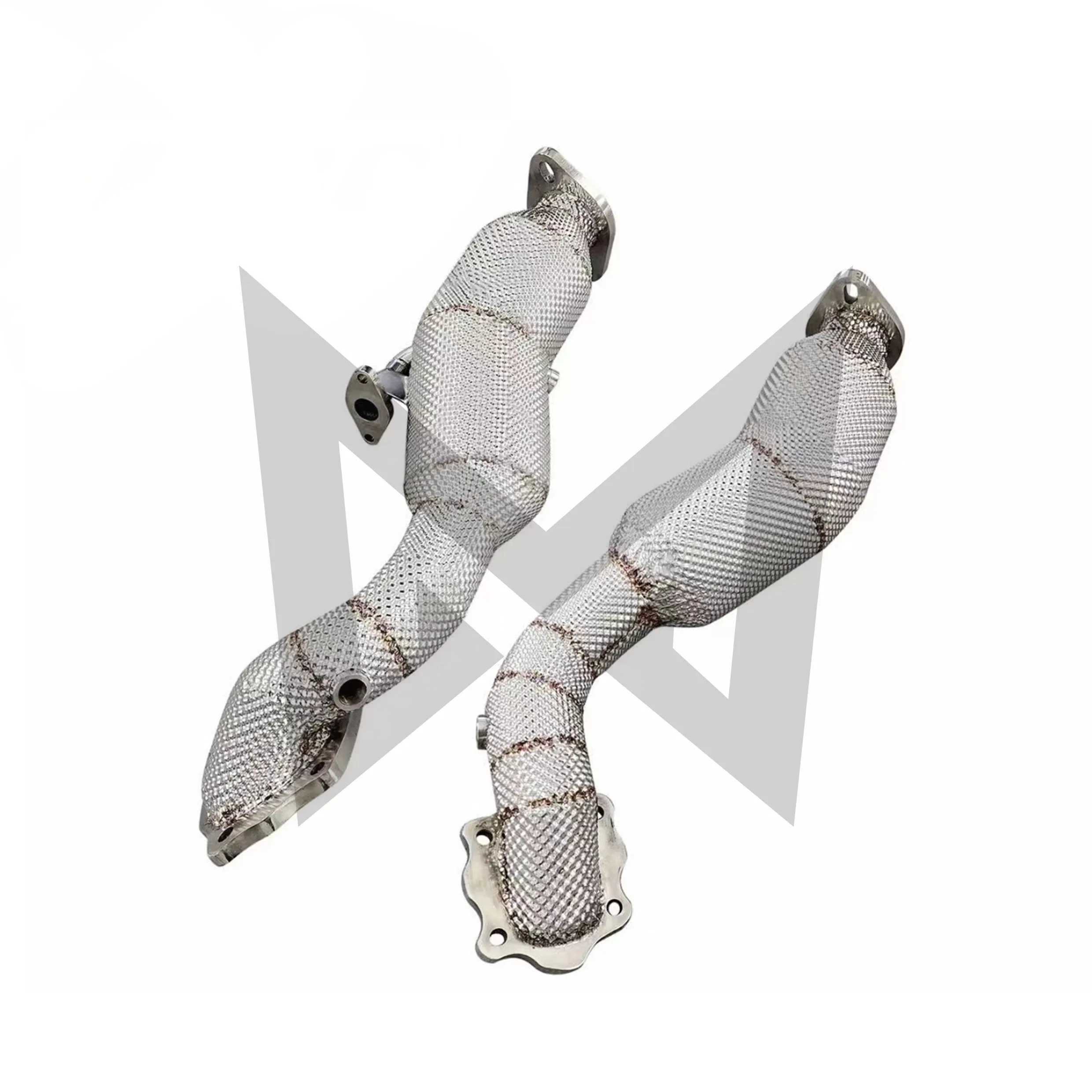 MANX Car Exhaust system for Lexus LS500h 3.5 Catalyzed Downpipe Catless Downpipe Stainless steels Performance exhaust pipe