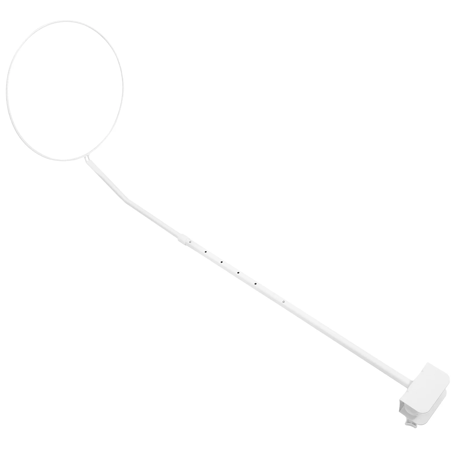 Soporte de mosquitera con doble Clip para cuna, cama de bebé, soporte de hierro blanco, dosel de Metal resistente, cunas, accesorios para recién nacidos