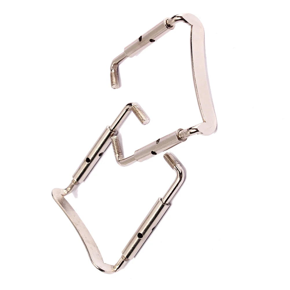 

2Pcs Violin Chin Rest Clamp Screws Plated Replacement Durable Parts for 44 Violin Practical Decorative Accessories