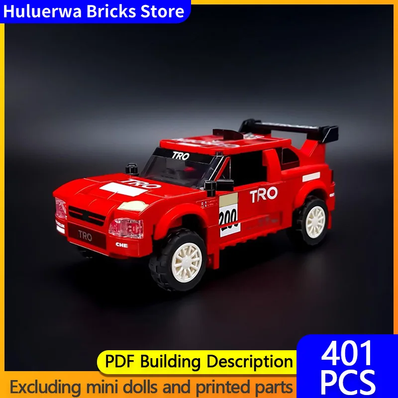

Speed Hypercar Model MOC Building Bricks ZX Rally Racing Car Modular Technology Gifts Holiday Assemble Children Toys Suit