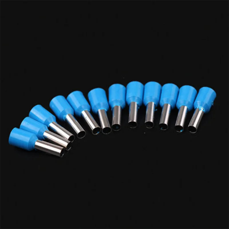 10pcs Insulated Ferrules Crimp Terminal Cord End Wire Connector E2508 E1508 E1008 E7508 Electrical Wire Terminal Eletrico