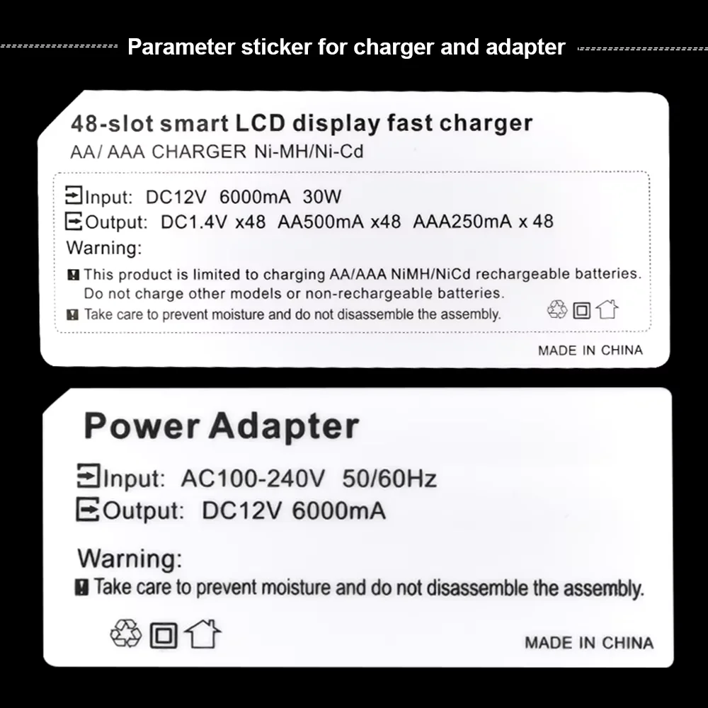 1.2V 48 Slots Smart Charger AA AAA NIMH Intelligent Charger for 1.2V AA AAA NI-MH NICD Rechargeable 2A 3A Batteries Charger KTV