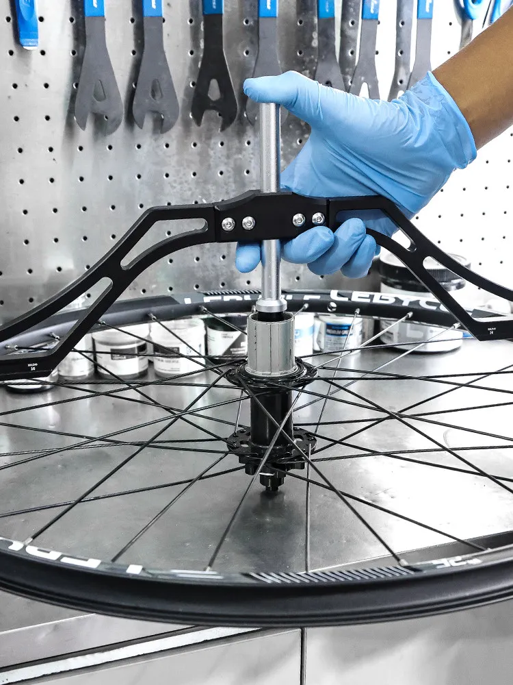 Bicycle Wheel Dishing Tool Gauge - Centering Alignment Tool for Rim, Spokes & Hub, Wheel Building Calibration
