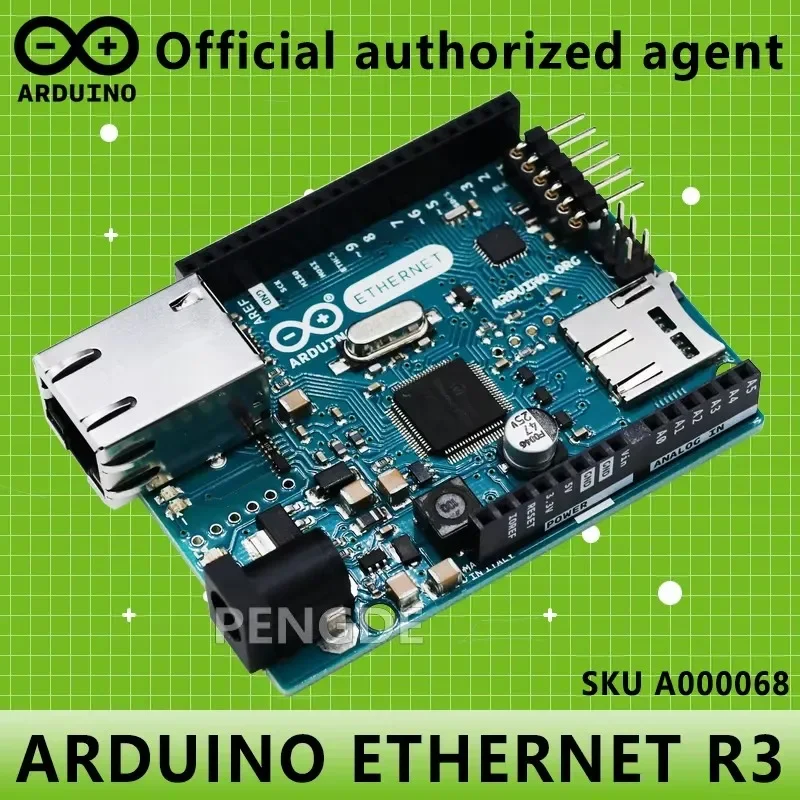 arduino-ethernet-rev3-without-poe-a000068-wiznet-w5100-tcp-ip-ethernet-controller-italian-original-imported-development-board